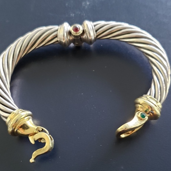 David Yurman Womens Cable Buckle Bracelet - Picture 3 of 7